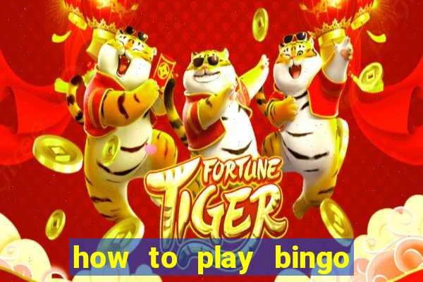 how to play bingo bonus scratch card