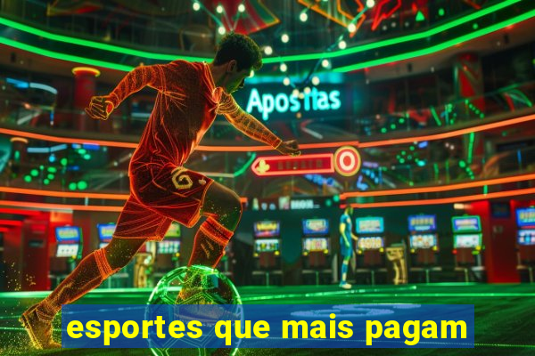 esportes que mais pagam