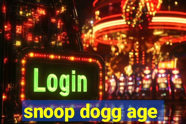 snoop dogg age