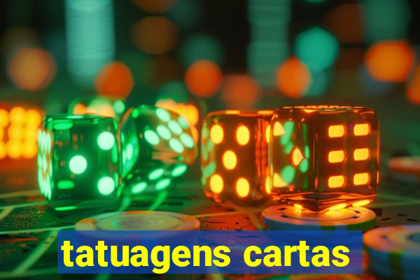 tatuagens cartas