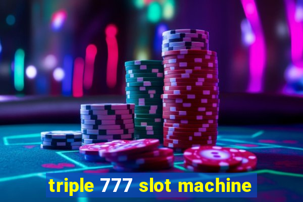 triple 777 slot machine