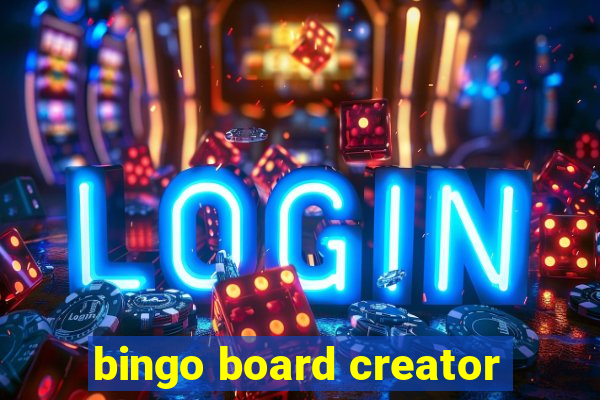 bingo board creator