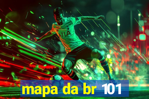 mapa da br 101