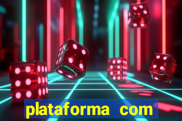 plataforma com chuva de dinheiro