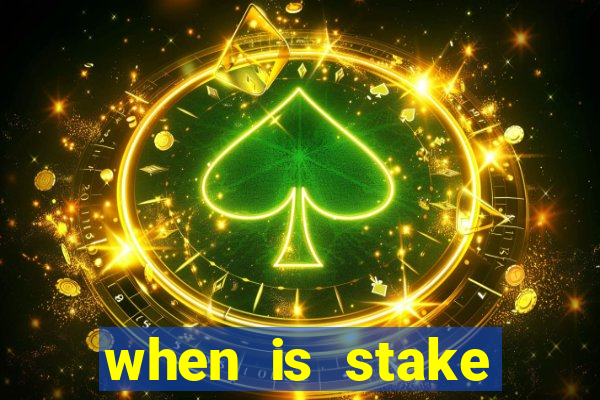 when is stake monthly bonus