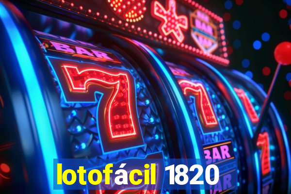 lotofácil 1820