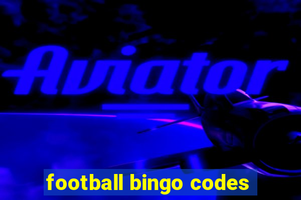 football bingo codes