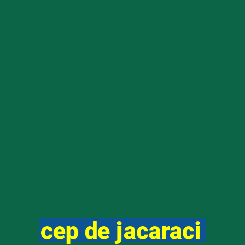 cep de jacaraci