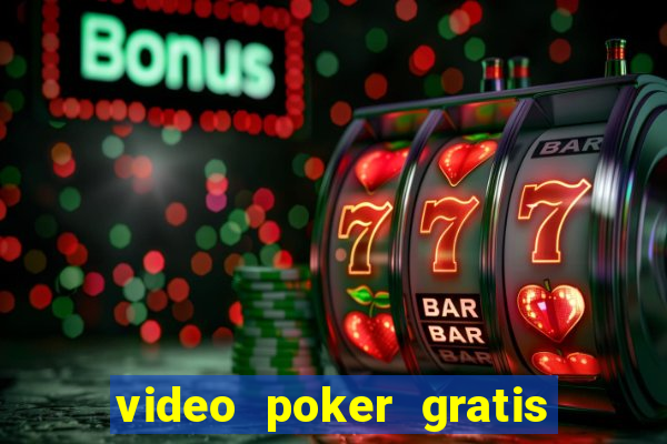 video poker gratis slot machine