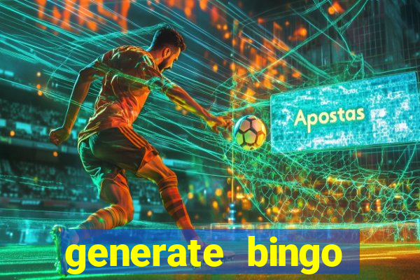 generate bingo cards with pictures