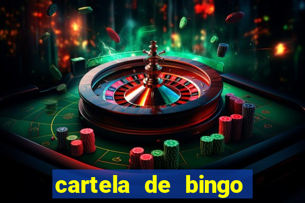 cartela de bingo ate 50