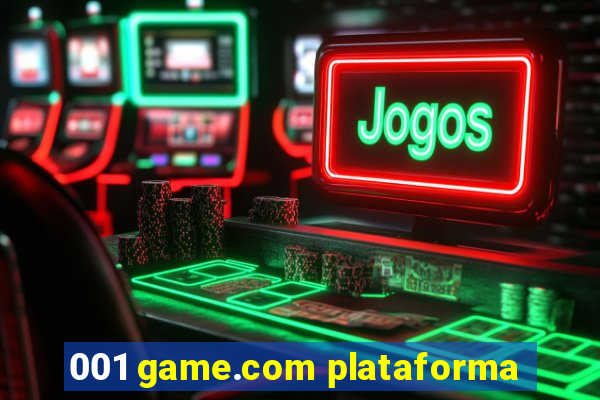 001 game.com plataforma