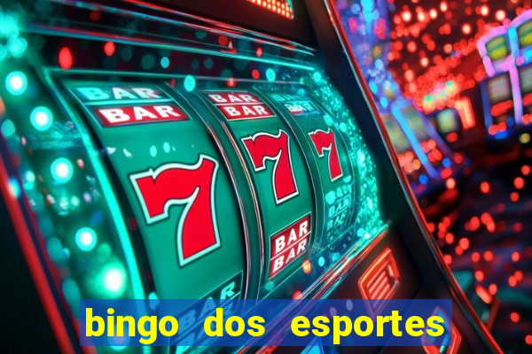 bingo dos esportes para imprimir