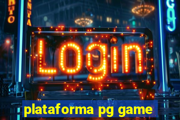 plataforma pg game