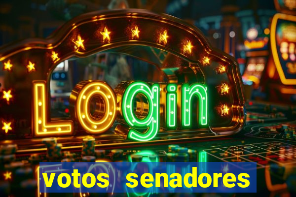 votos senadores impeachment moraes