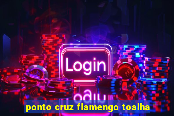 ponto cruz flamengo toalha