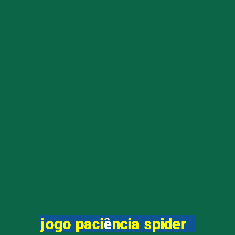 jogo paciência spider