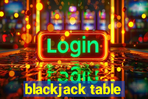 blackjack table