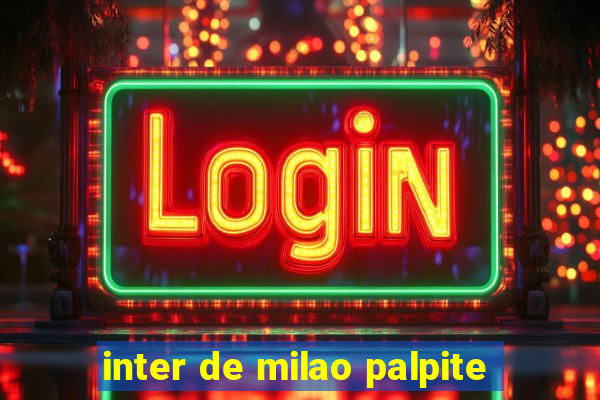 inter de milao palpite