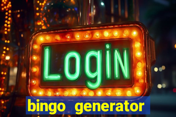 bingo generator with images