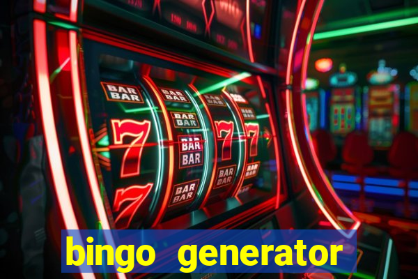 bingo generator with images