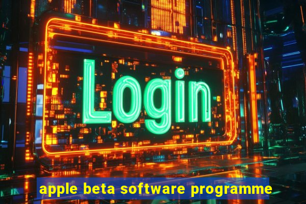 apple beta software programme