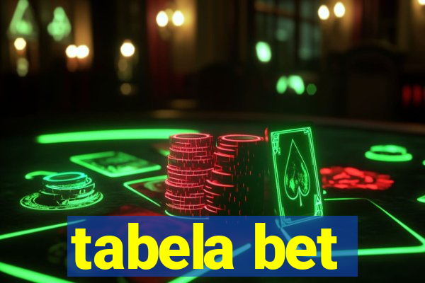 tabela bet