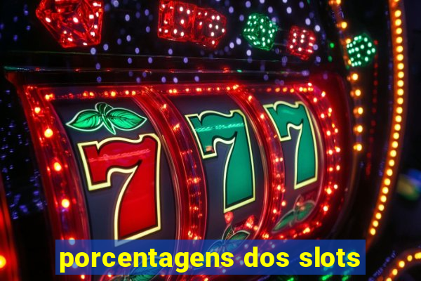 porcentagens dos slots