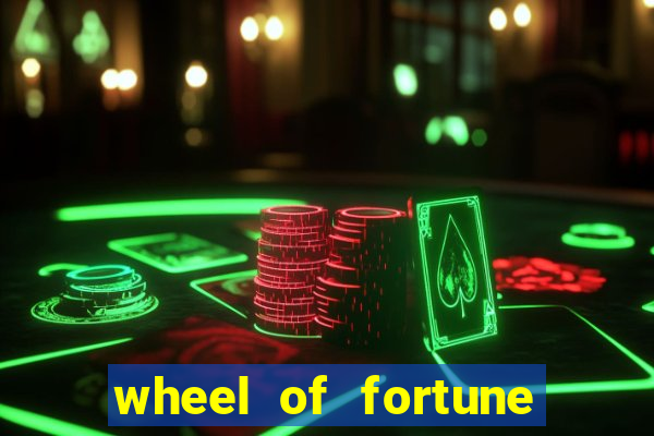 wheel of fortune slot machine