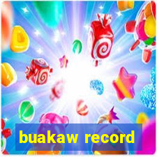 buakaw record