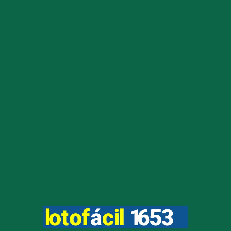 lotofácil 1653