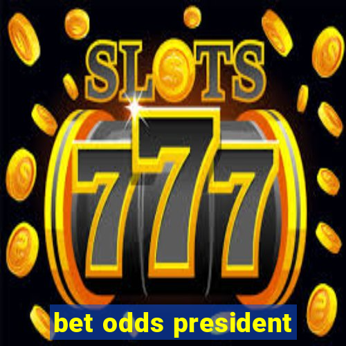 bet odds president