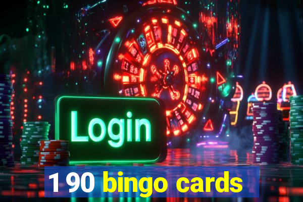 1 90 bingo cards