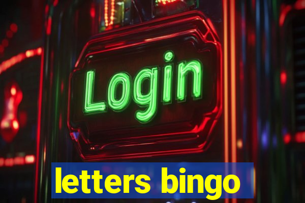 letters bingo