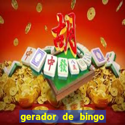 gerador de bingo cha de bebe