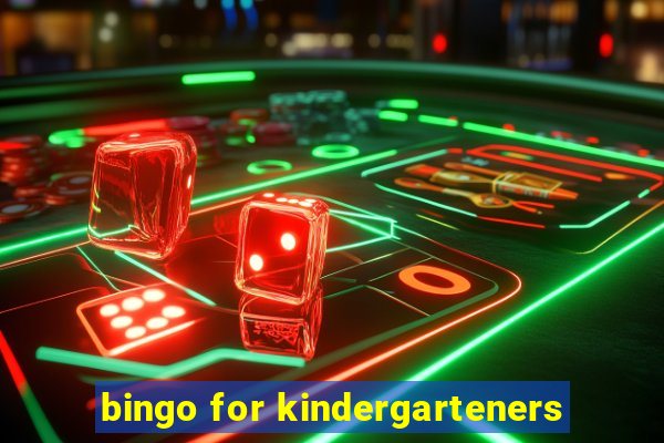 bingo for kindergarteners