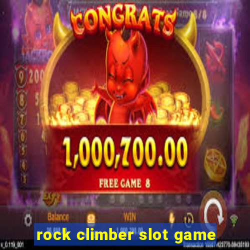 rock climber slot game