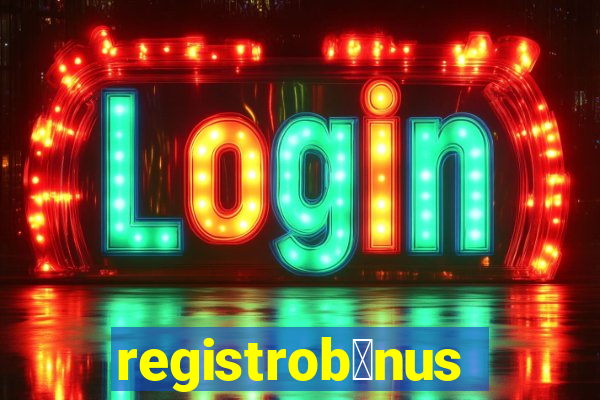 registrob么nus