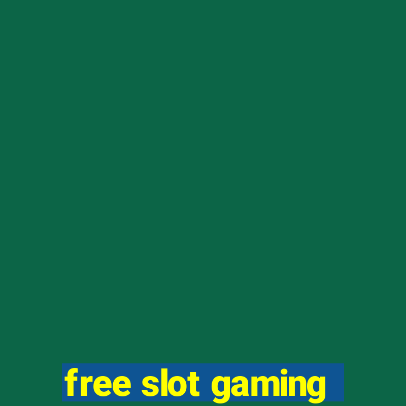 free slot gaming