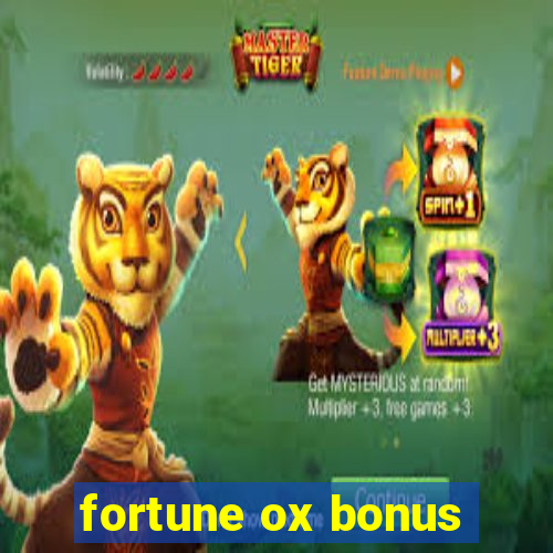 fortune ox bonus