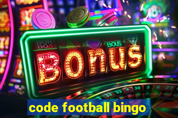 code football bingo