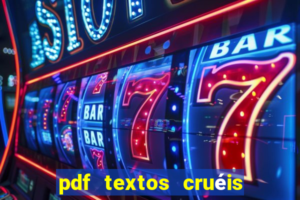 pdf textos cruéis demais para serem lidos rapidamente