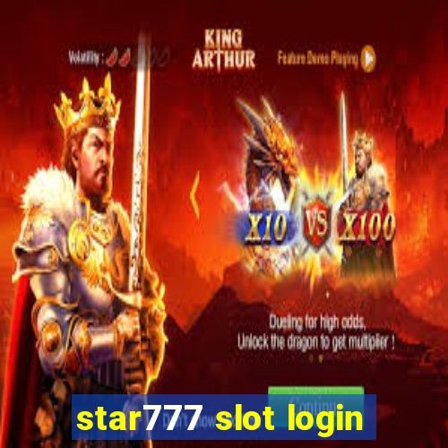 star777 slot login