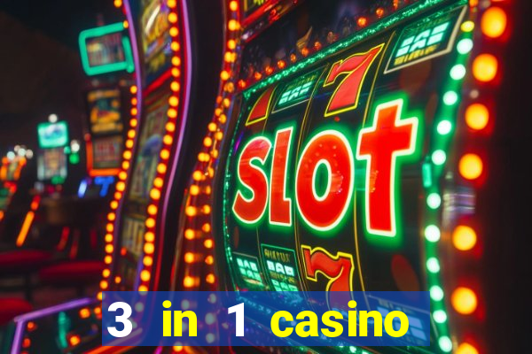 3 in 1 casino game set