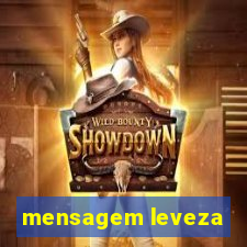 mensagem leveza