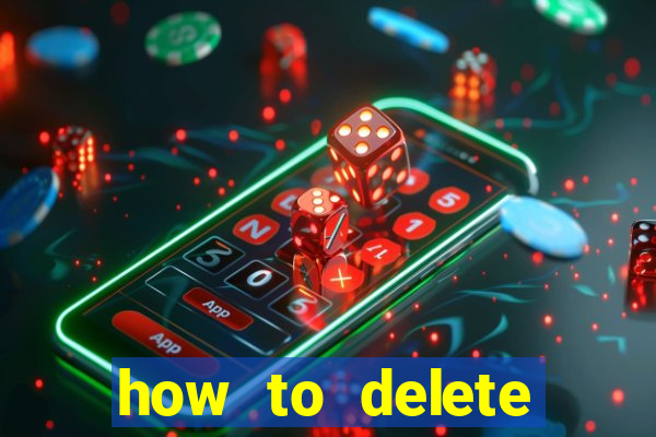 how to delete account in bingo plus