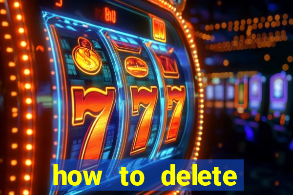 how to delete account in bingo plus