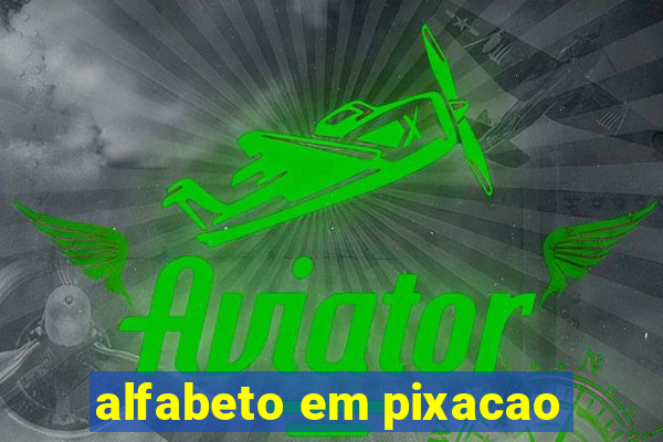 alfabeto em pixacao