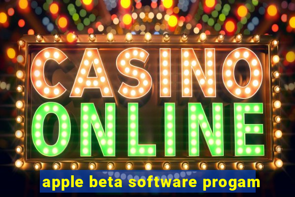 apple beta software progam