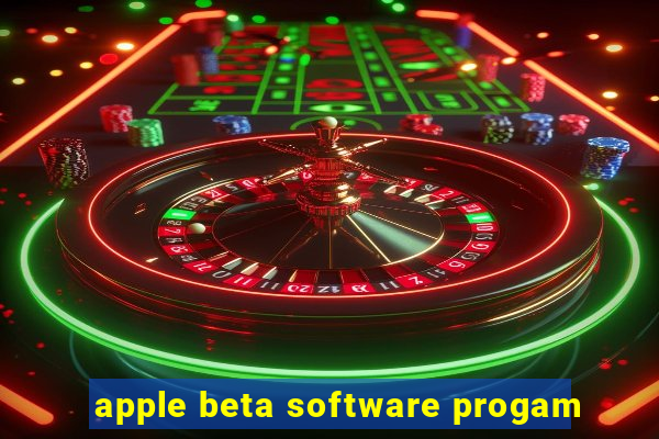 apple beta software progam